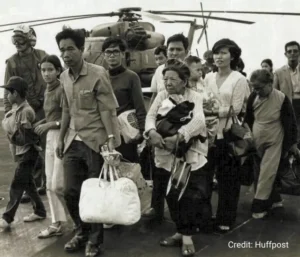 Vietnamese refugees, 1975